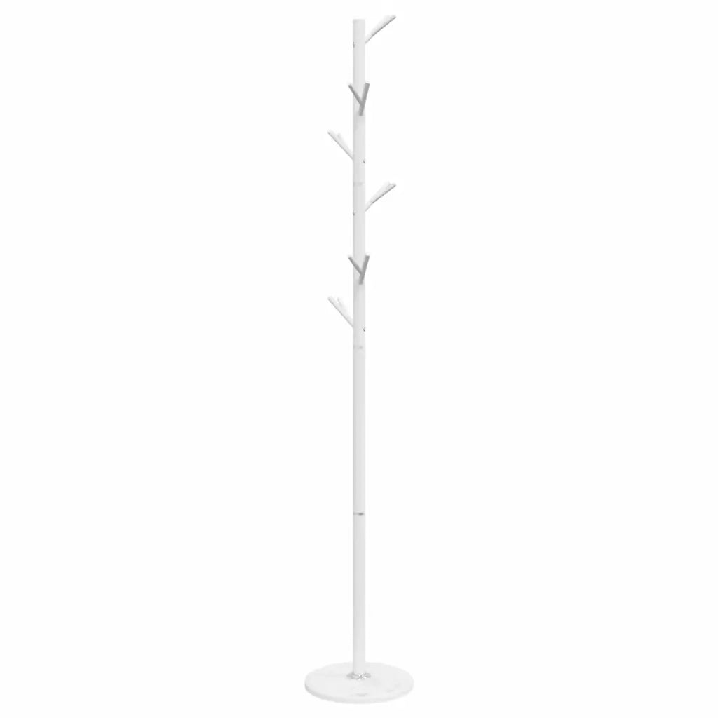 Appendiabiti Bianco 175 cm in Ferro Verniciato a Polvere 377104