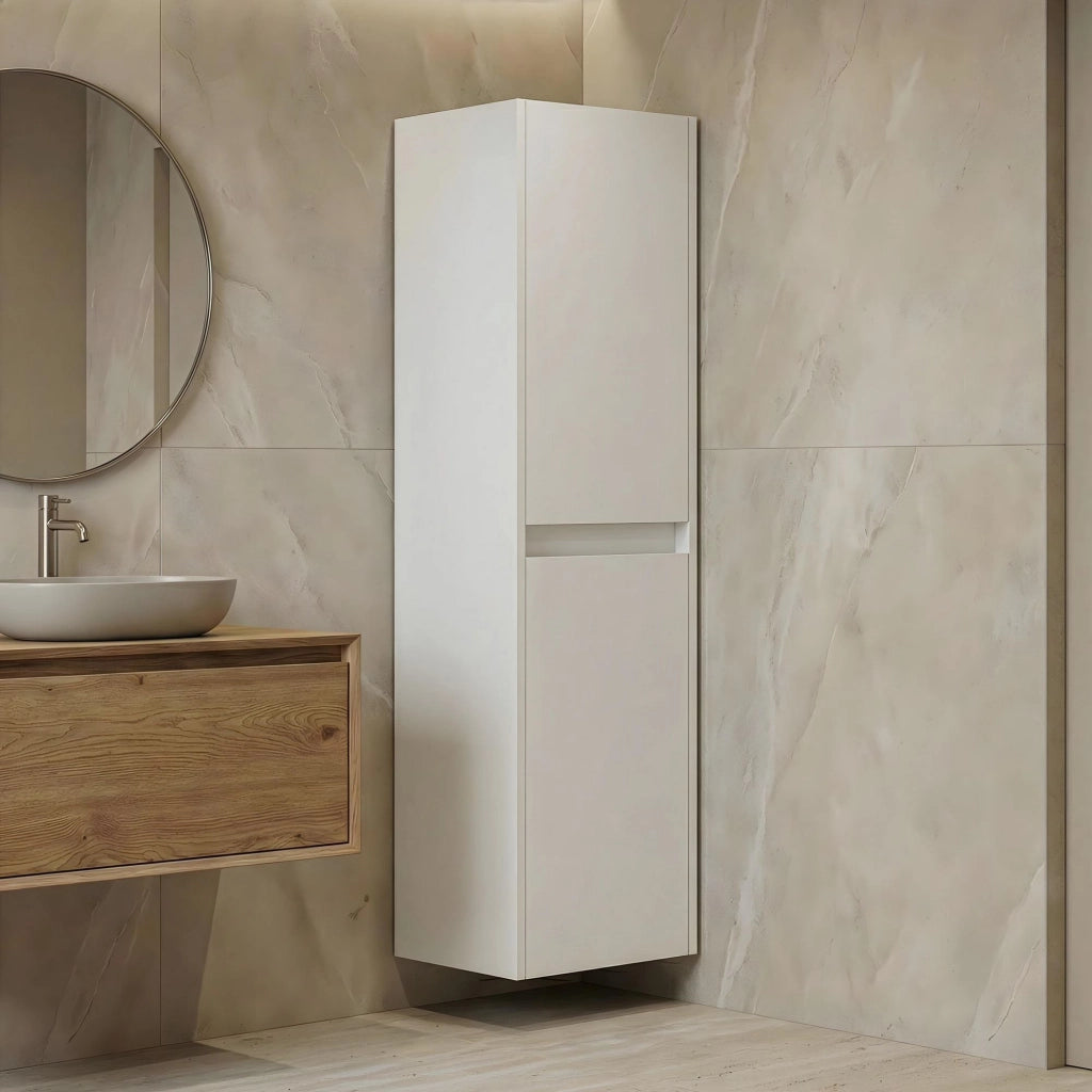 Mobile da bagno "Arno 40" - 40 x 27 x 138 cm - Bianco