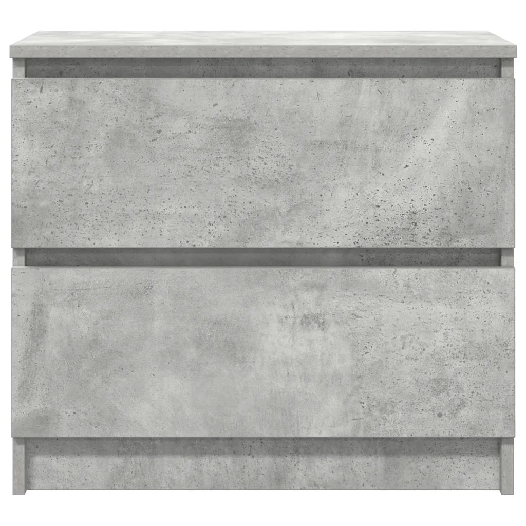 vidaXL Mobile Porta TV Grigio Cemento 60x35x54 cm in Legno Multistrato