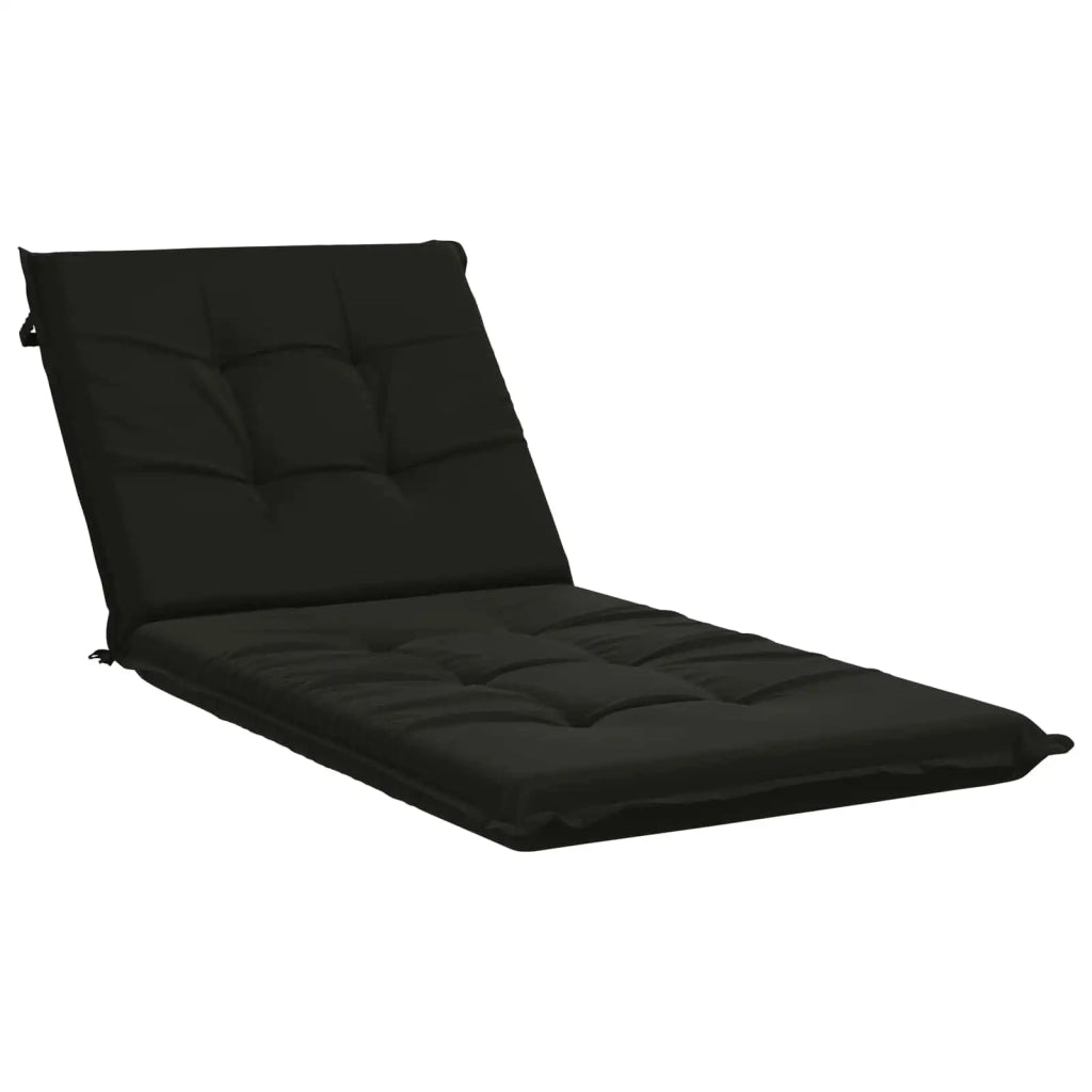 Cuscino per Lettino GEMERT 100% Poliestere Nero 190 x 90 x 9 cm 947471