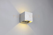 TALENT APPLIQUE LED 1W 100lm, 3000K DA ESTERNO QUADRATA ALLUMINIO RICARICABILE CON DIFFUSORE REGOLABILE E CON BASE MAGNETICA H. 11CM IP44