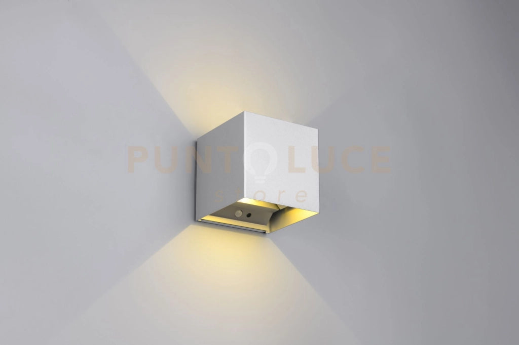 TALENT APPLIQUE LED 1W 100lm, 3000K DA ESTERNO QUADRATA ALLUMINIO RICARICABILE CON DIFFUSORE REGOLABILE E CON BASE MAGNETICA H. 11CM IP44