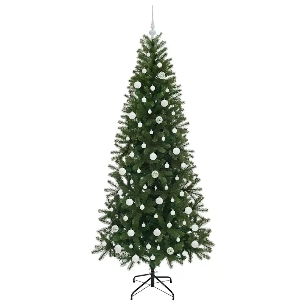 Albero di Natale artificiale con 300 LED Verde 210 cm PE e PVC 3397370