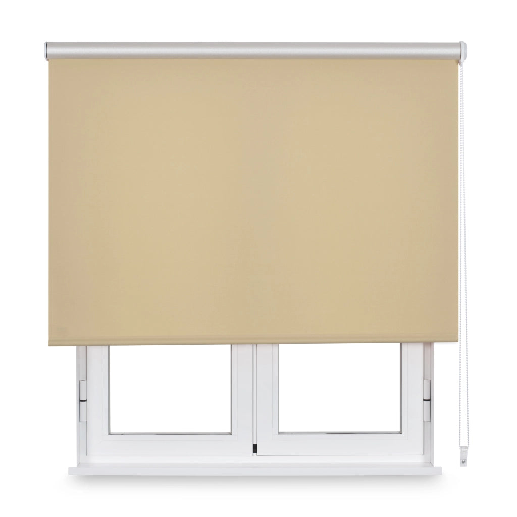 VIEWTEX Tenda a rullo traslucida L2000 Madreperla Arancione 150 X 190cm - Made in Europe - 5 anni di garanzia