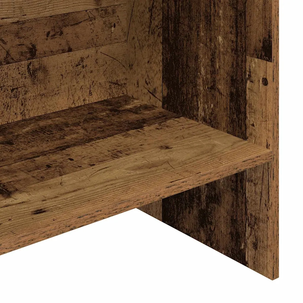 vidaXL Armadio per Libri Legno vecchio 60 x 35 x 180 cm