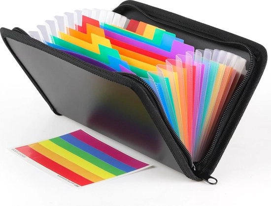 Organizzatore di cappelliera - 208 x 13 cm - cassa bonifici - conserva banconote - documenti importanti