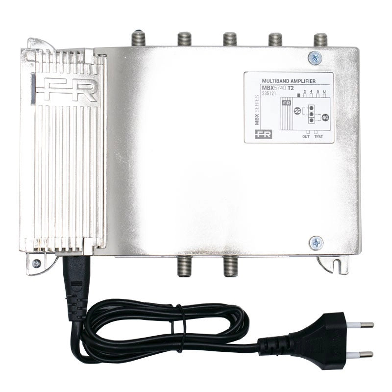 Centralino Antenna Centrale Fracarro MBX5740 T2 con 4 ingressi III+DAB-IV-V UHF 43DB 235121