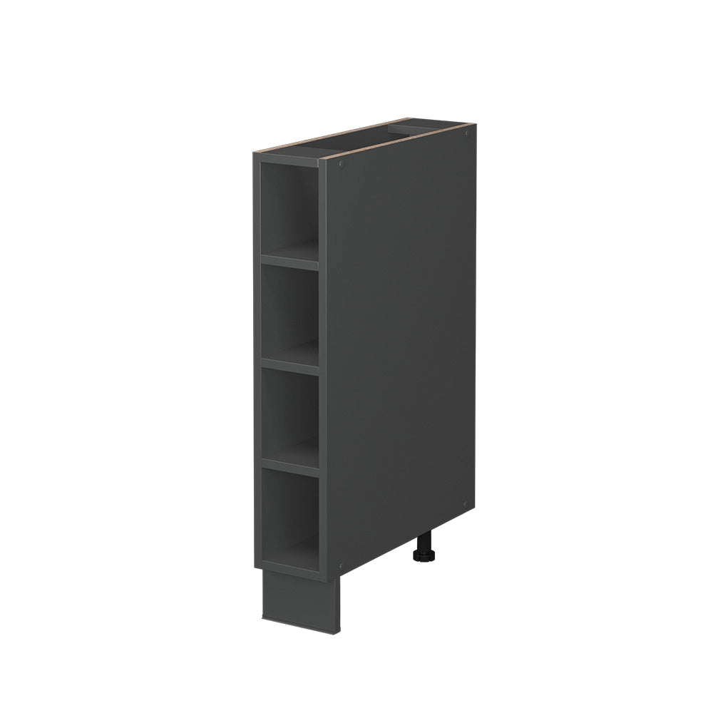 Vicco Scaffale da cucina Antracite 15 cm senza piano di lavoro