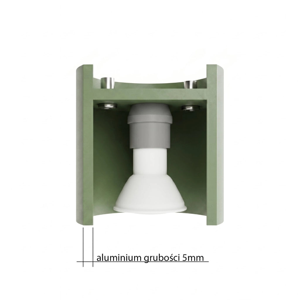 Plafoniera ORBIS 2 verde oliva