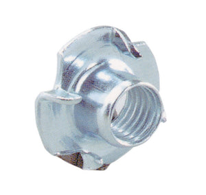 fondello 4 punte acciaio zincato diametro mm16xh09 m6 cod:ferx.5212