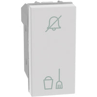 Commutatore con frecce direzionali Bticino MatixGO tasto 1-0-2 per hotel bianco JW4027HN