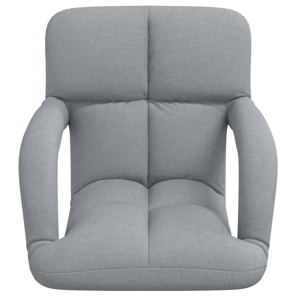 Sedia a pavimento regolabile Grigio Chiaro 58 x 62 x 58 cm 42028125
