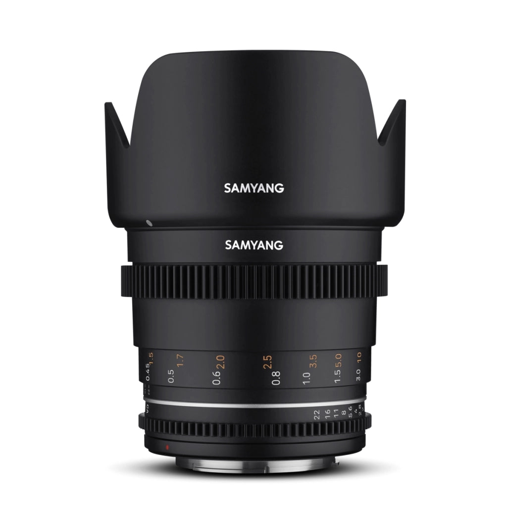 Obiettivo fotografico per video MF 50mm T1,5 VDSLR MK2 – luminoso T1,5 per Canon EF Mount, Follow Focus, full-frame e APS-C, risoluzione 8K