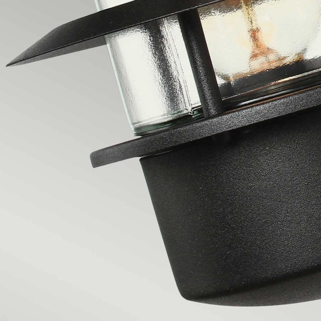 Applique esterno nero industriale E27 60W Helsingor