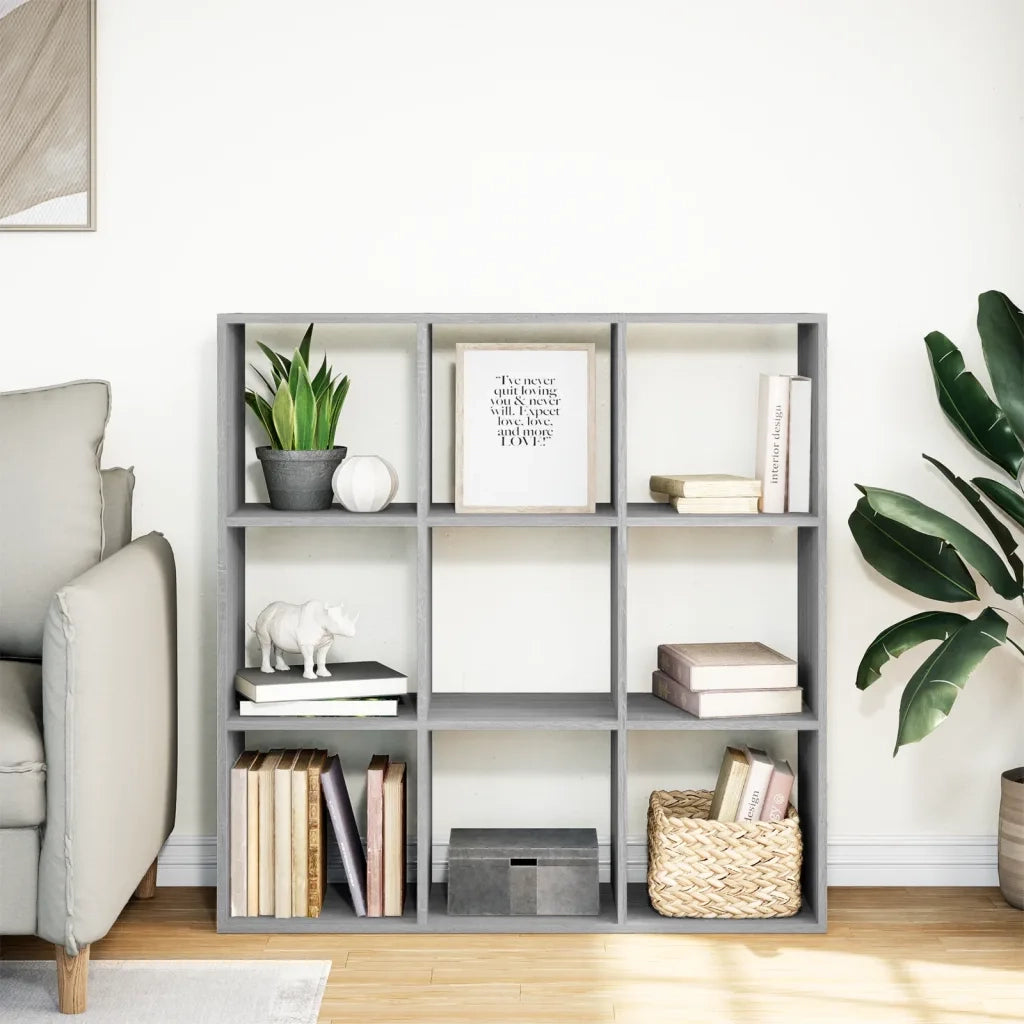 Libreria Divisorio Grigio Sonoma 102x29x103,5 cm in Truciolato 858044
