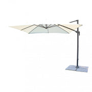 OMBRELLONE NEWTON NERO P/L 3 X 3 TELO ECRU