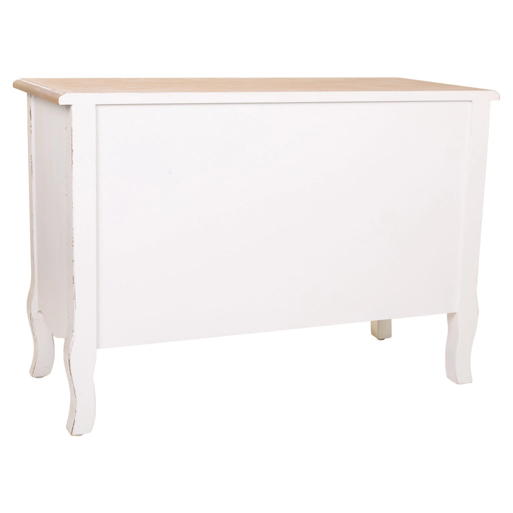 Mobile da ingresso in legno bianco 83x36x56,5h