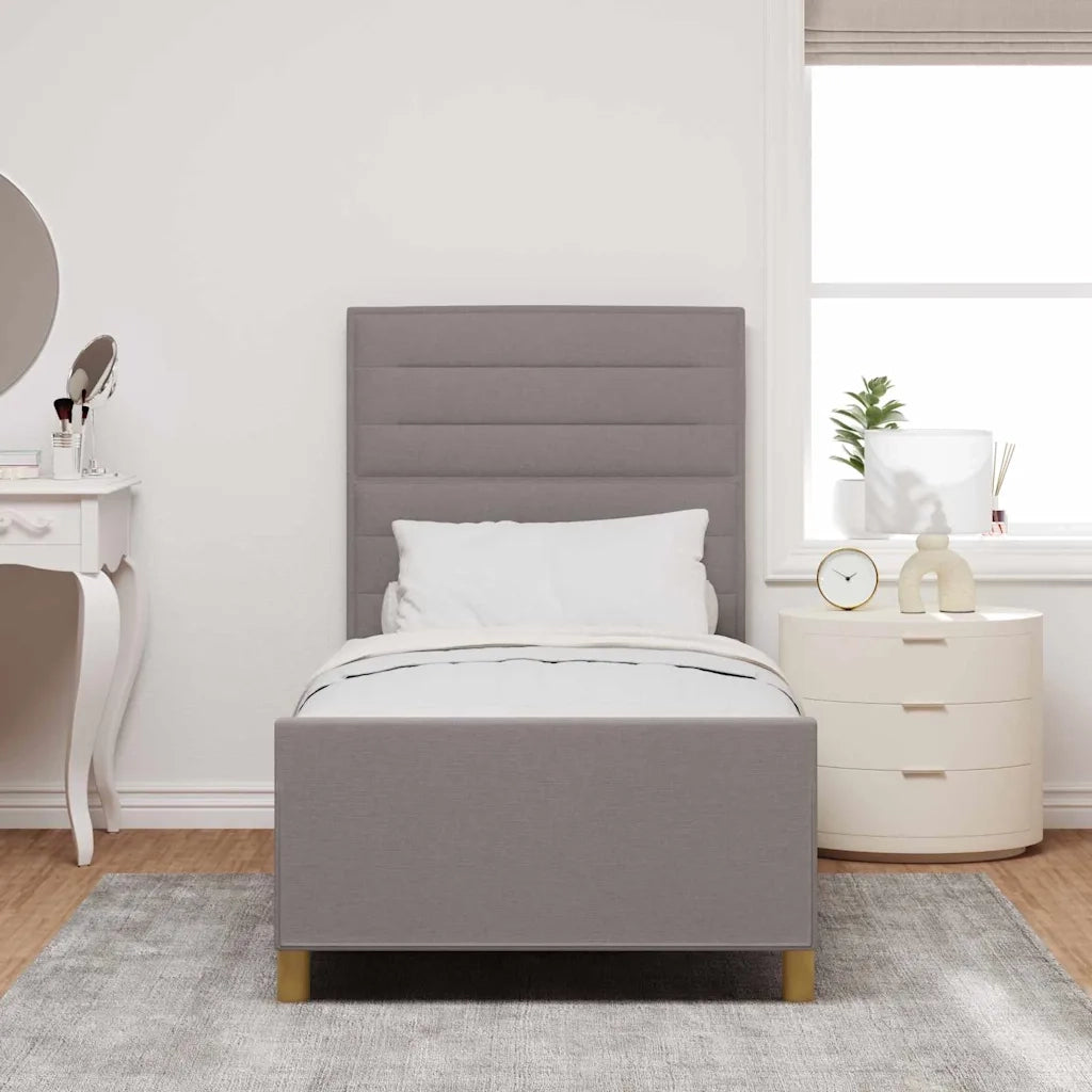 Struttura del letto con testiera Talpa 90 x 190 cm Tessuto 3344617