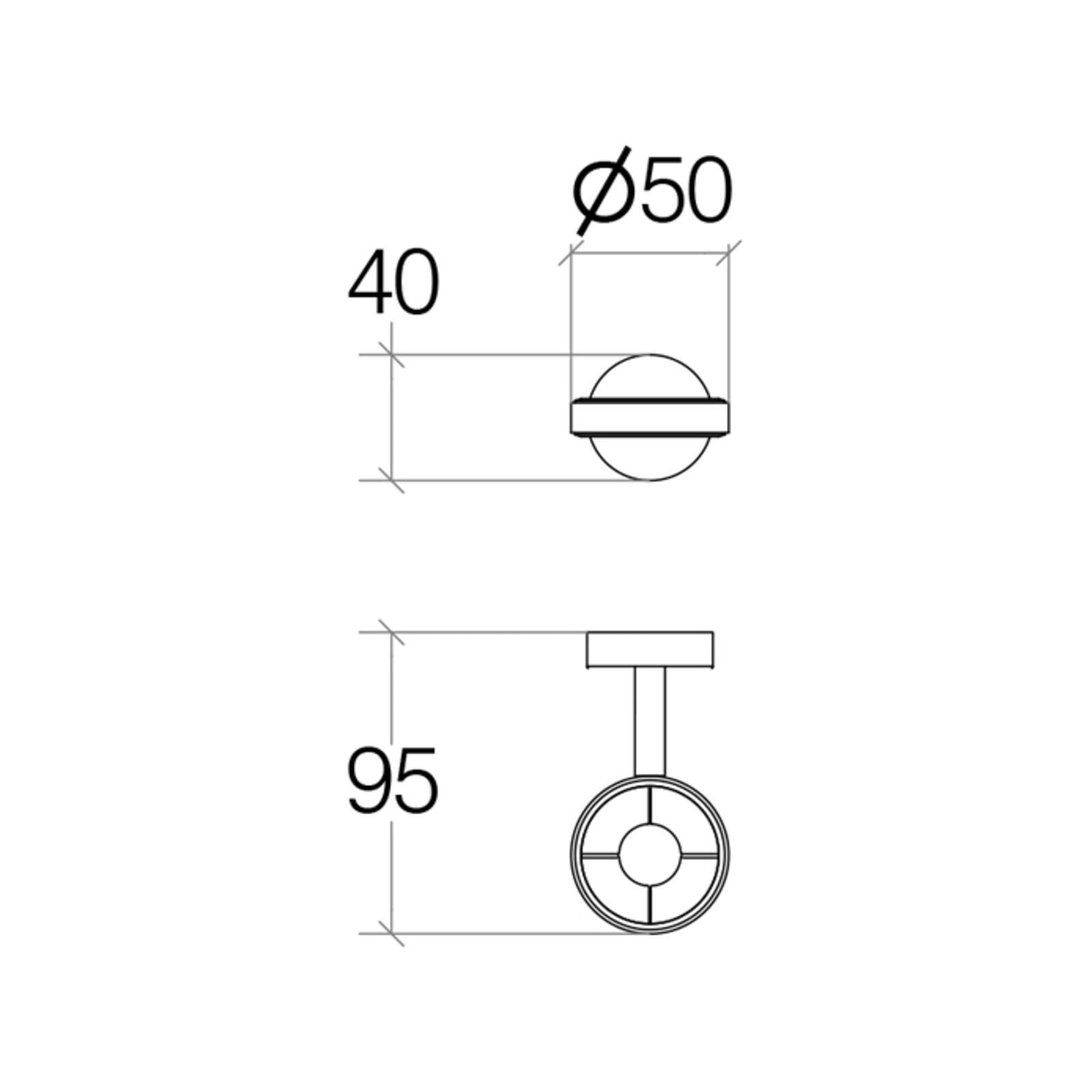 Lineabeta - Anello Porta asciugamani Baketo in ottone cromato