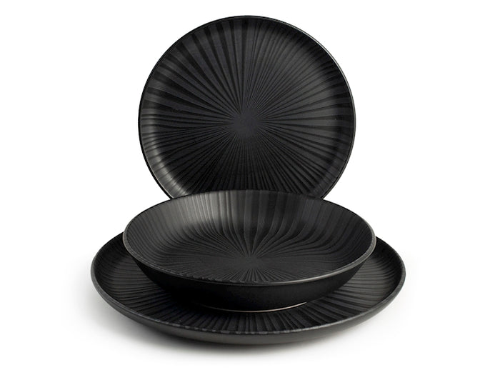 Servizio 18 pezzi tavola venere in stoneware opaca