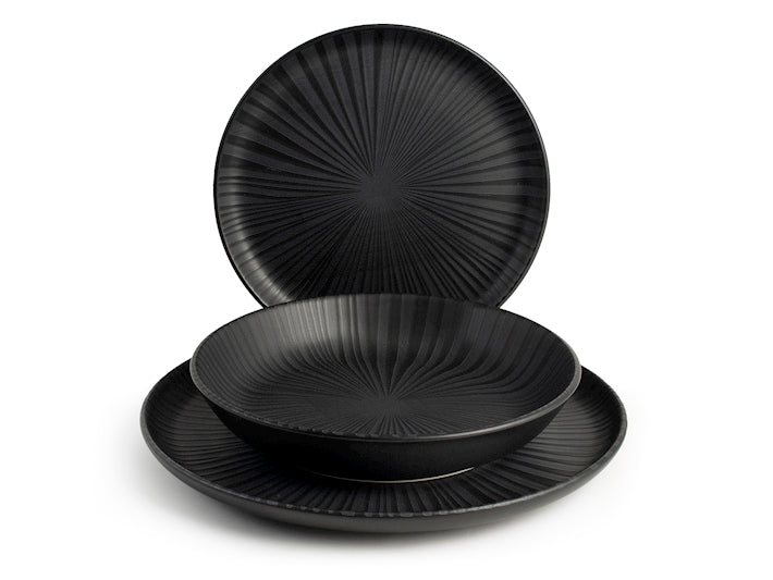 Servizio 18 pezzi tavola venere in stoneware opaca