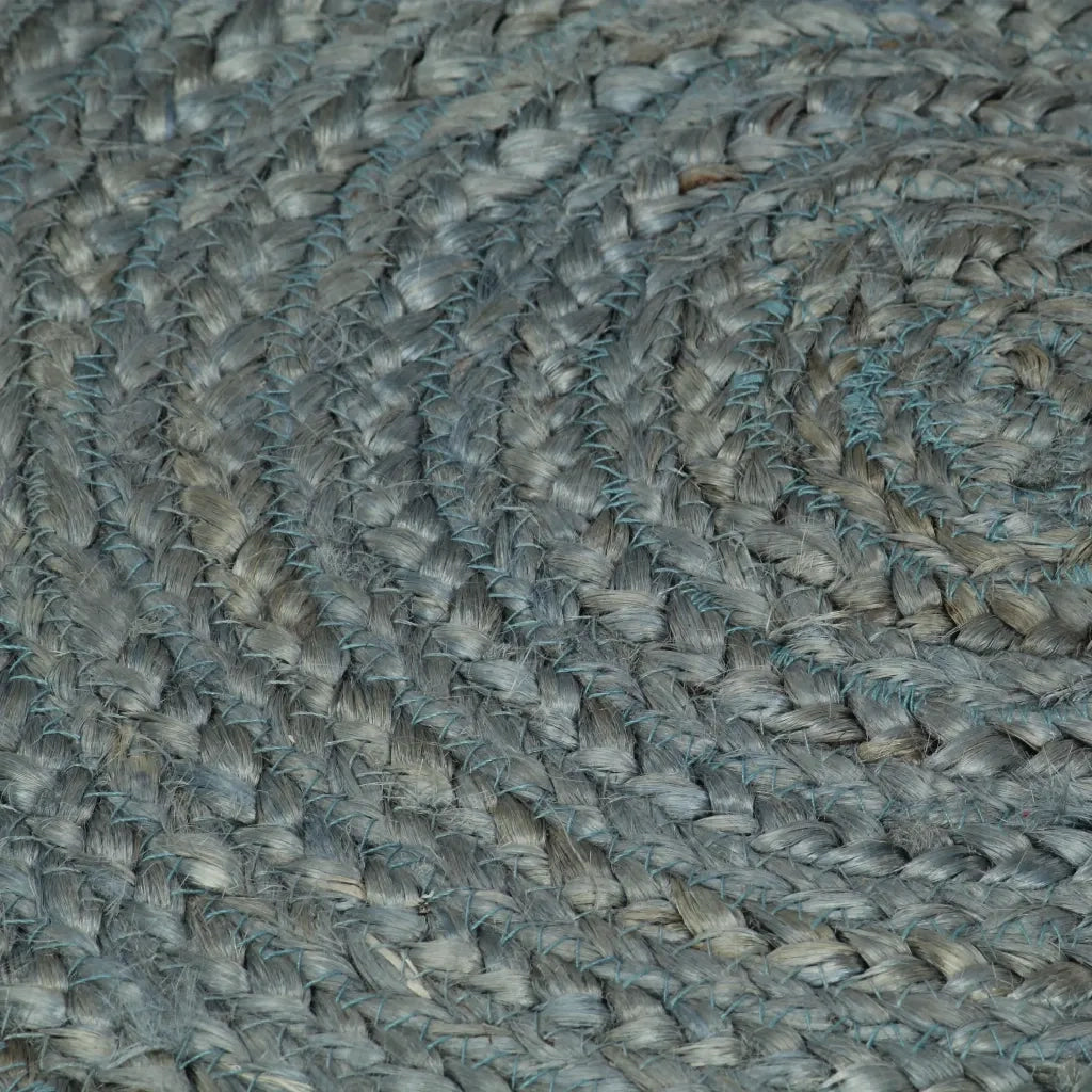 Tappeto Lavorato a Mano in Juta Rotondo 210 cm Verde Oliva 343600