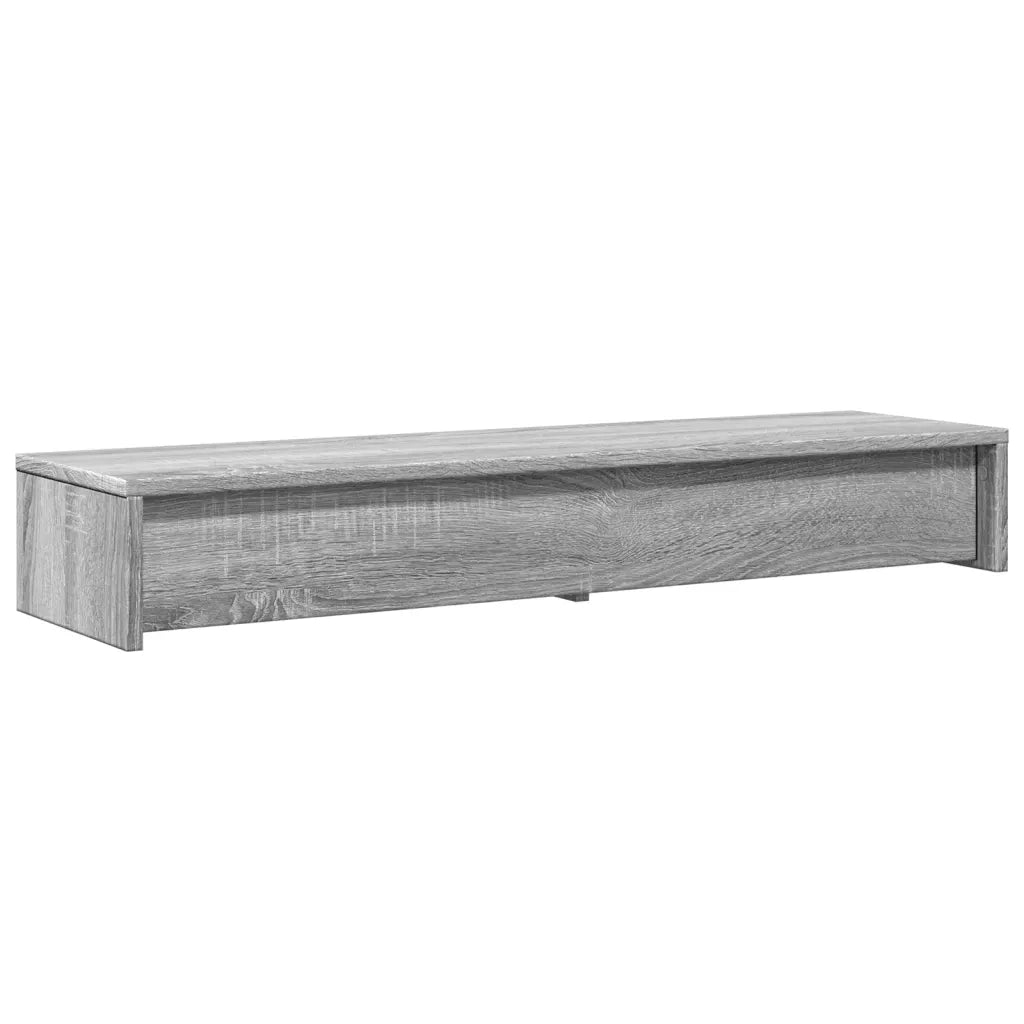 Supporto Monitor con Cassetti Grigio 100x27x15 cm in Truciolato