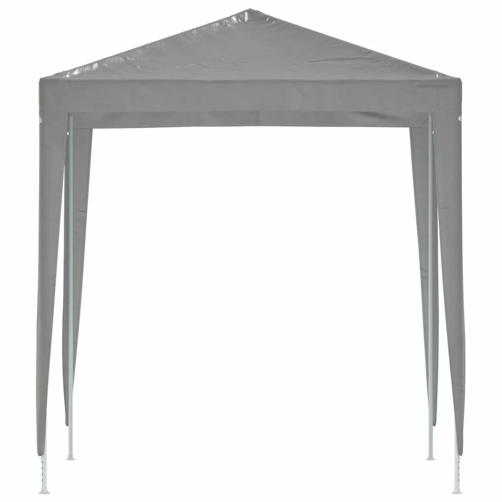 Tenda Party 200 x 200 x 240 cm Grigio Chiaro PE e Acciaio