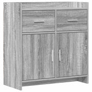 Credenza Sonoma grigio 75 x 36 x 80 cm Legno ingegnerizzato 8011120