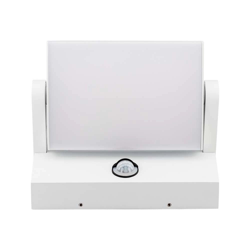 Applique esterna bianca PIR LED 17W 4000K IP65 V-TAC