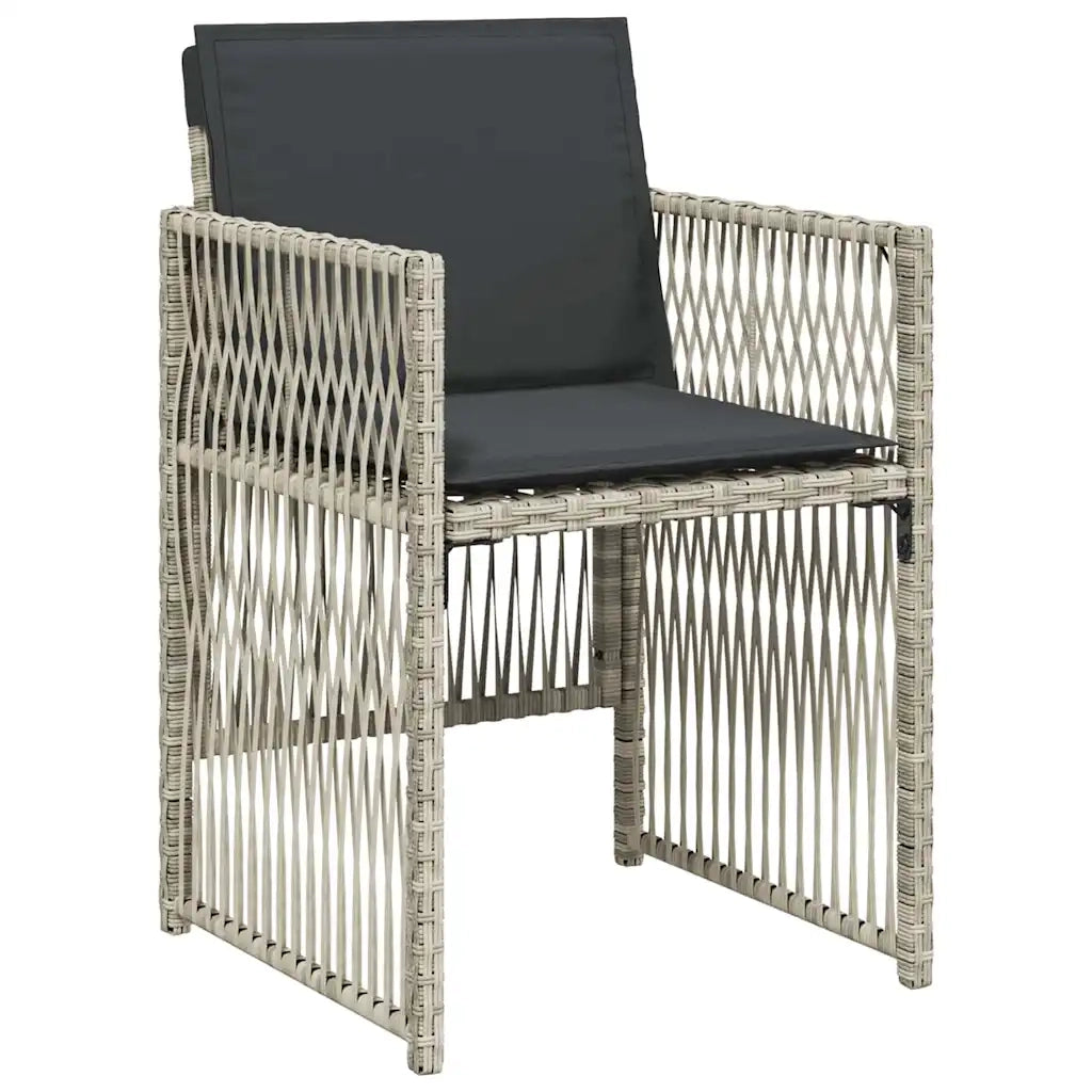 Set da Pranzo per Giardino 5 pcs Grigio chiaro 3380666