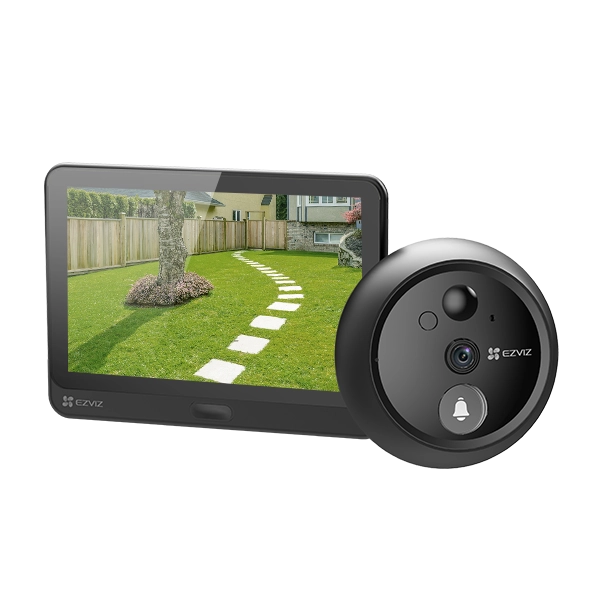 Videospioncino smart con campanello. visione notturna. batteria ricaricabile. ultragrandangolare 155 EZVIZ HP4