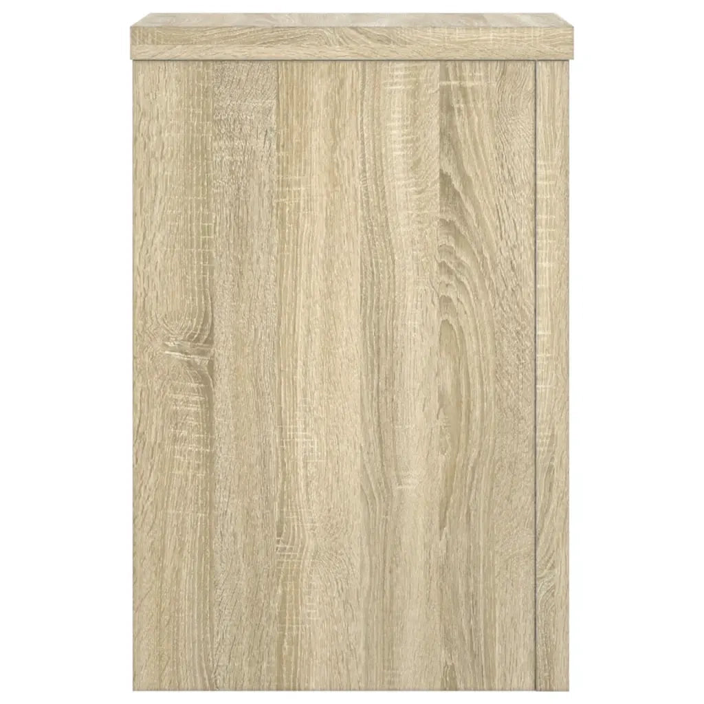 vidaXL Supporti per Piante 2 pz Rovere 20x20x30 cm in Multistrato