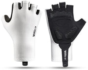 Maniche con dita semicircolari - M - adatte per lunghezza palmo mano 18,5 cm - adatte per larghezza palmo mano 8,6 cm - adatte per bicicletta, sport quotidiano, ecc. - maniche fitness - antiscivolo, resistente al trascinamento, assorbente shock