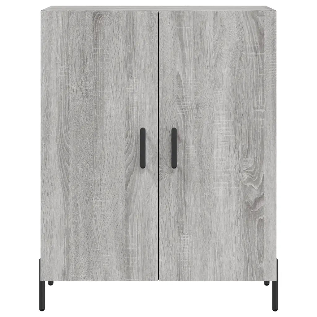 Credenza-Buffet-Armadio da cucina Grigio Sonoma 69,5x34x180 cm in Legno Multistrato 610855