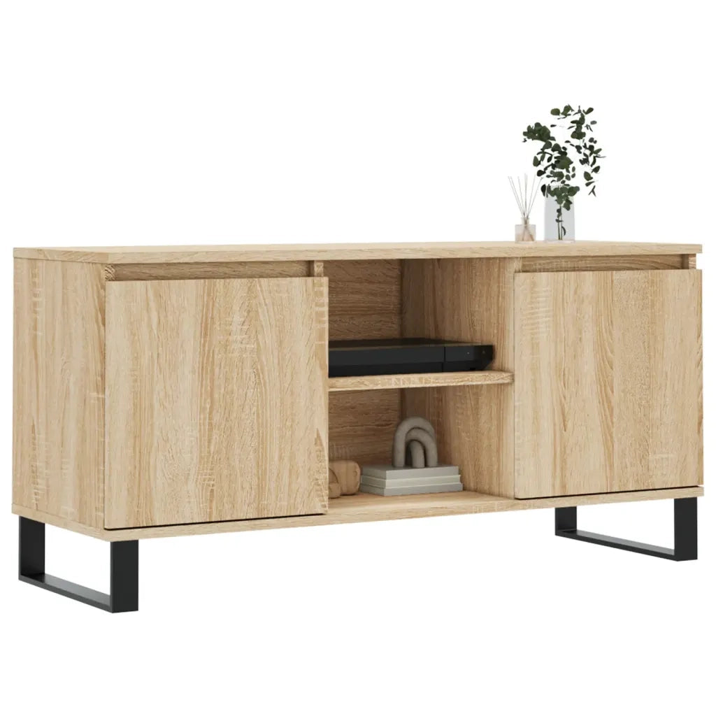 Mobile Porta TV Rovere Sonoma 104x35x50 cm in Legno Multistrato 827023