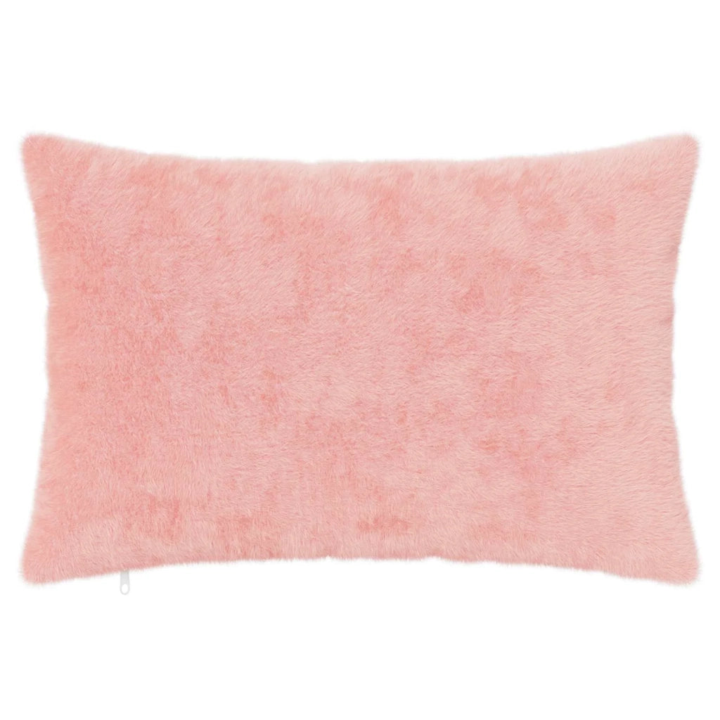 Federa 2 pz HEERLEN Rosa 50 x 75 cm Pelliccia di Coniglio Finta 911845