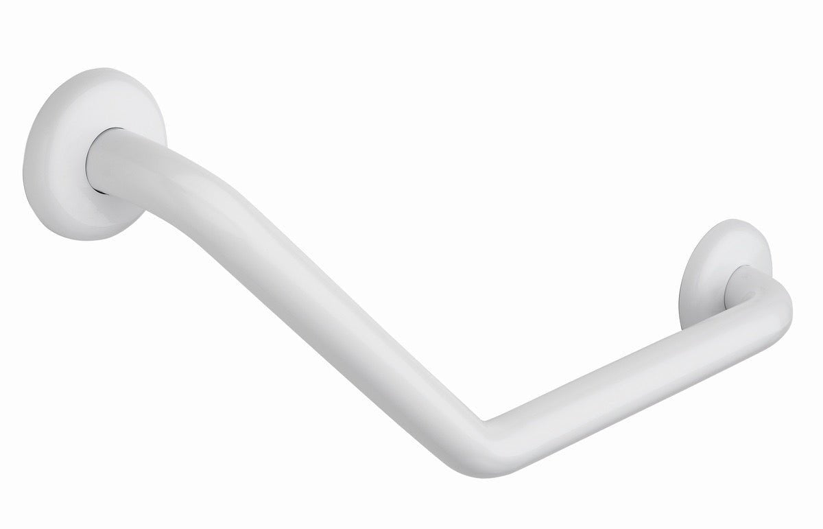 MANIGLIONE ACCIAIO BIANCO 45°