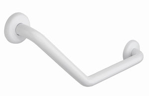 MANIGLIONE ACCIAIO BIANCO 45°