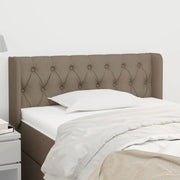 Testiera ad Orecchio Tortora 93x16x78/88 cm in Tessuto 3119090