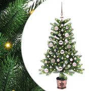 Albero di Natale con 150 LED con supporto Verde 90 cm PE 3396302