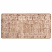 Runner in Moquette | Runner Tappeto MARSA Bianco 50 x 100 cm Poliestere e PVC