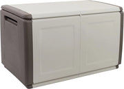 BAULE TORTORA E BEIGE MULTIUSO IN POLIPROPILENE 96 X 53 X H57 CM 230 LITRI