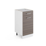 Vicco Mobiletto base per cucina Grigio 40 cm senza piano di lavoro