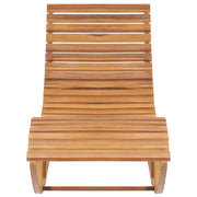Lettino a Dondolo in Legno Massello di Teak 49390