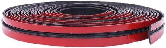 Cintura di gomma per parabrezza auto - Striscia di gomma impermeabile - 2m - Silenziosa e flessibile - Prevenzione all'ingresso di acqua