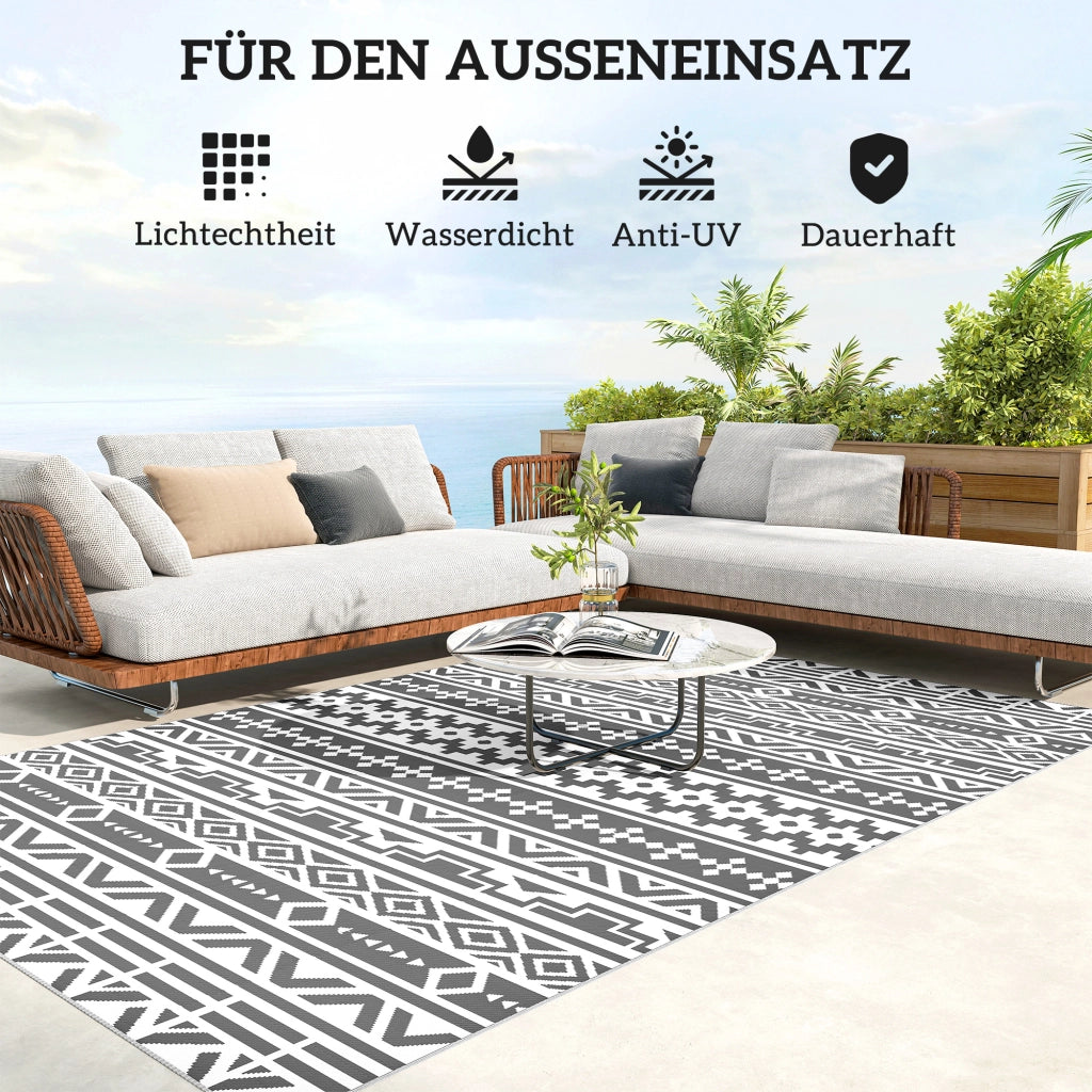 Tappeto da Esterno Robusto e Impermeabile ¨C zephmum ¨C Stile Boho