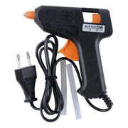 Trade Shop - Pistola Colla A Caldo 60 Watt Incollatrice Termocollante Con 2 Stick 92283 -