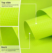 Materassini per frigorifero, 12 pezzi, 45 x 29 cm, materassini per frigorifero in tessuto, mat per frigorifero per cucina, frigorifero, armadio, tovagliolo per tavolo, lavello (45 x 29 cm, rosso/4 verde/4 blu/4)
