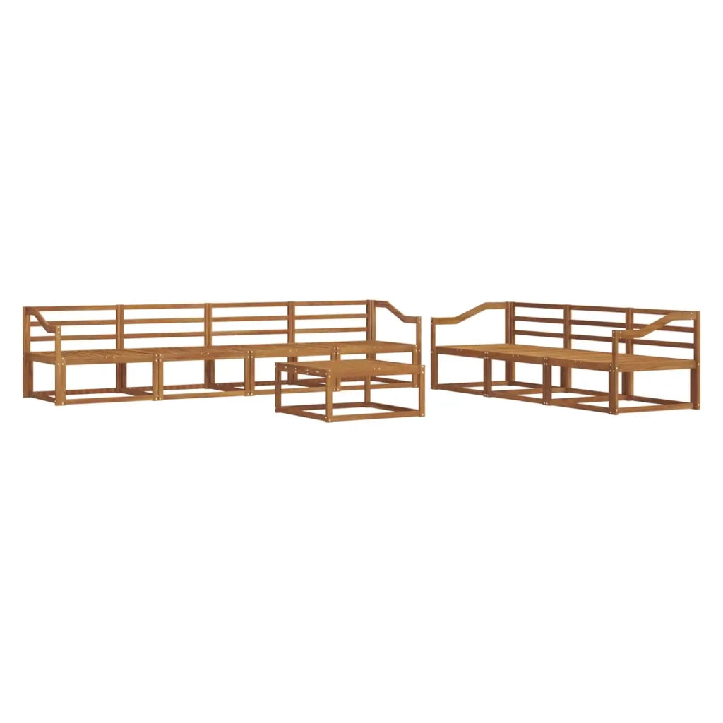 Set di divani da esterno 8 pcs Naturale 3367312